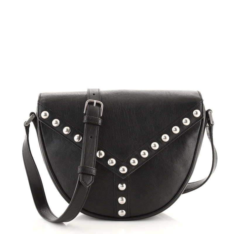 Y Studs Crossbody Bag Leather Small S744816657475