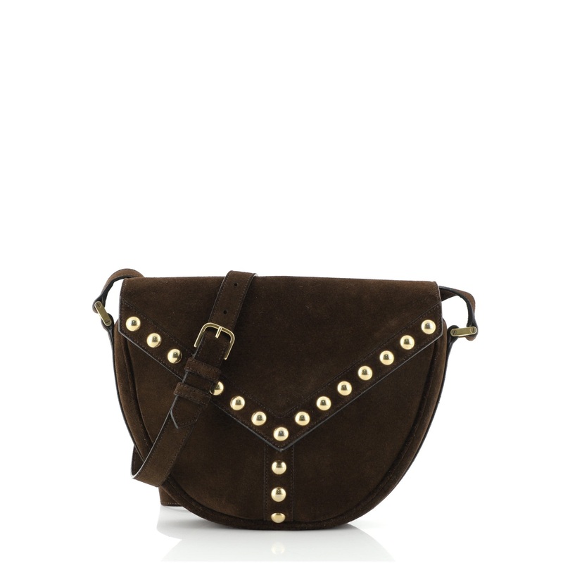 Y Studs Crossbody Bag Suede Small S744816645937