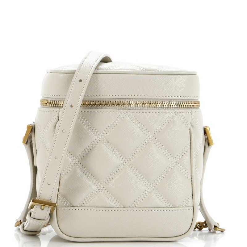 80’s Vanity Bag Quilted Leather S744816645116