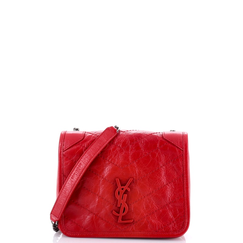Niki Chain Wallet Matelasse Chevron Leather S744816642478