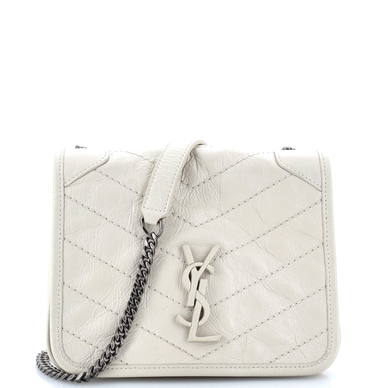 Niki Chain Wallet Matelasse Chevron Leather S744816645158