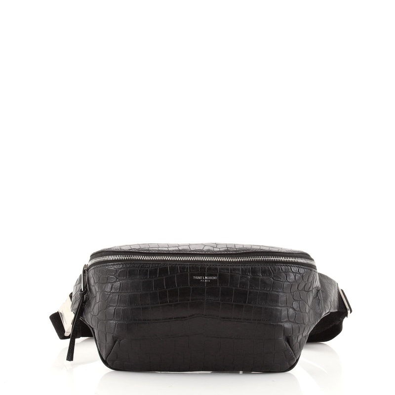 Belt Bag Crocodile Embossed Leather S744816638162
