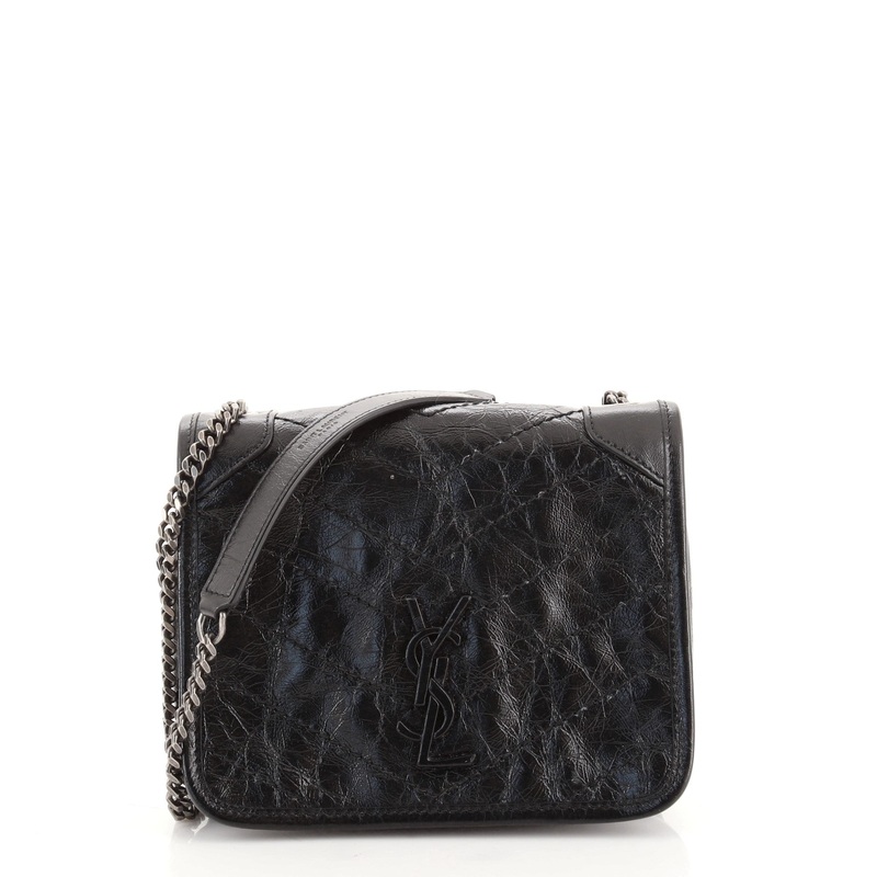 Niki Chain Wallet Matelasse Chevron Leather S744816626894