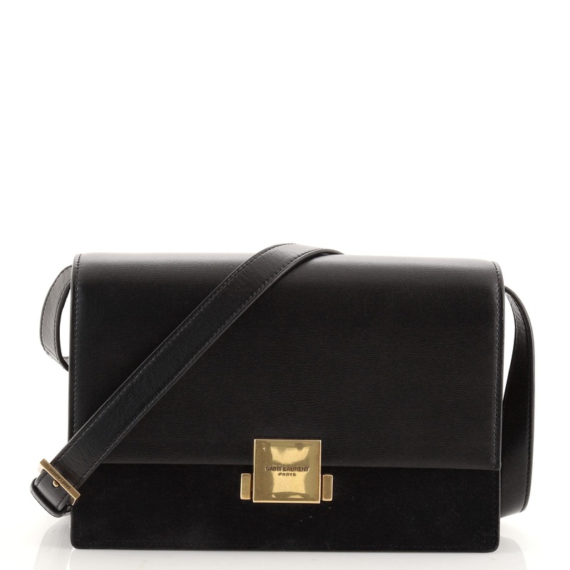 Bellechasse Shoulder Bag Suede and Leather Medium S744816618187