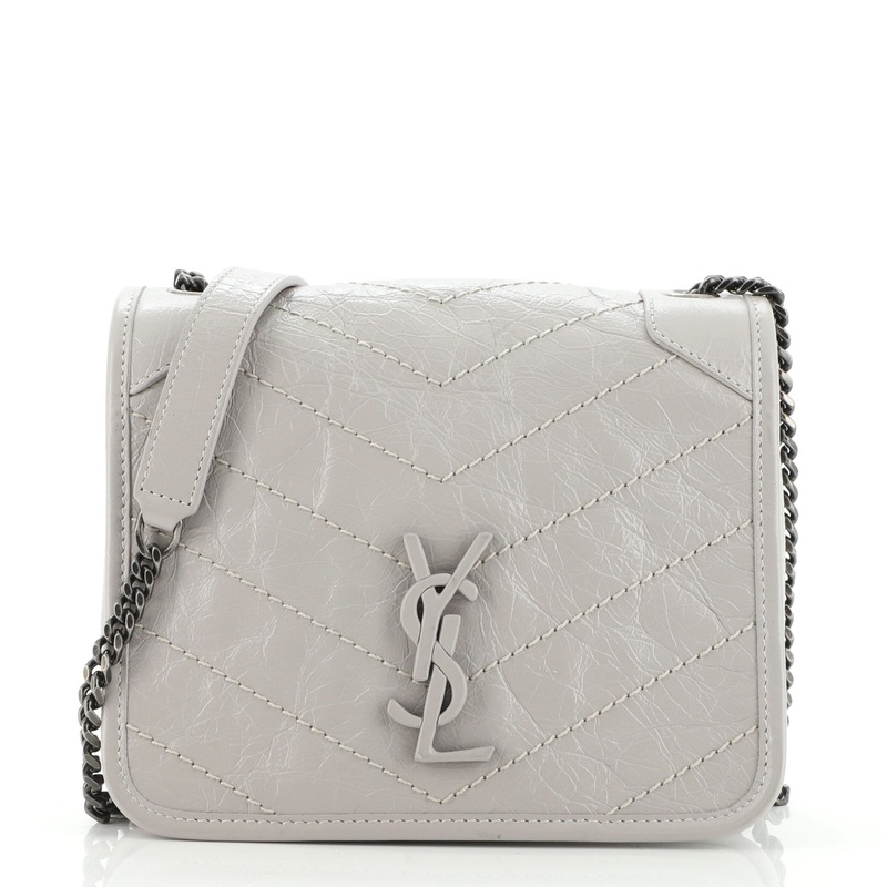 Niki Chain Wallet Matelasse Chevron Leather S744816617599