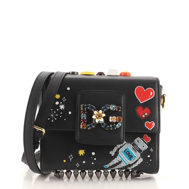 Millennials Shoulder Bag Embellished Leather Mini S744816611486