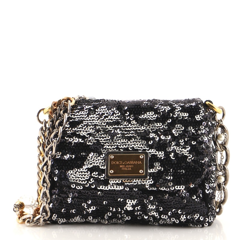 Miss Charles Flap Shoulder Bag Sequins Mini S744816608711