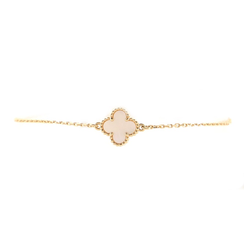Sweet Alhambra Bracelet 18K Yellow Gold and Mother of Pearl S744816611510