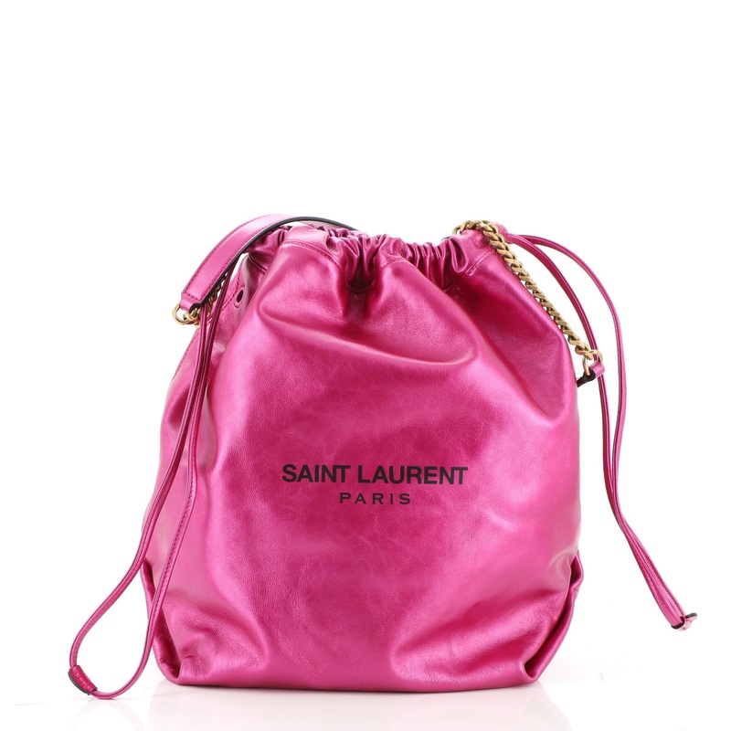Teddy Bucket Bag Leather Small S744816606656