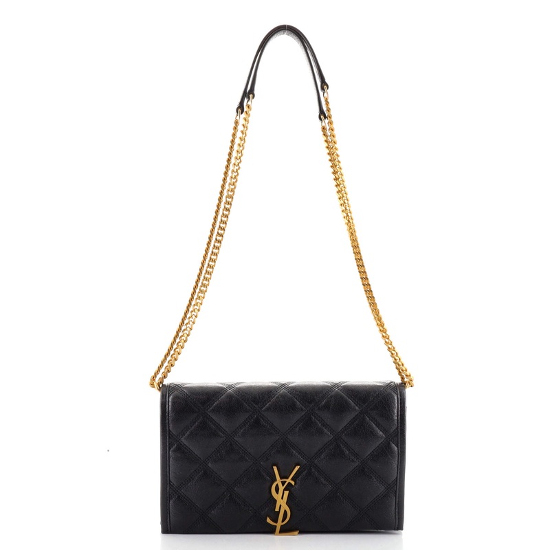 Becky Chain Wallet Quilted Leather S744816591363
