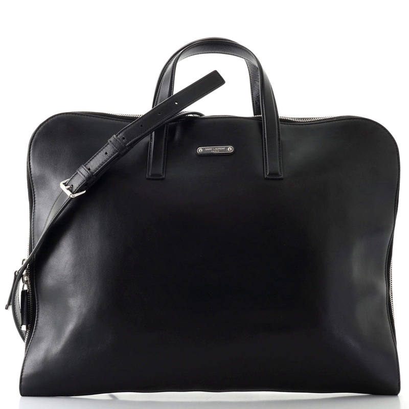 Zip Around Convertible Flat Briefcase Leather S744816594107