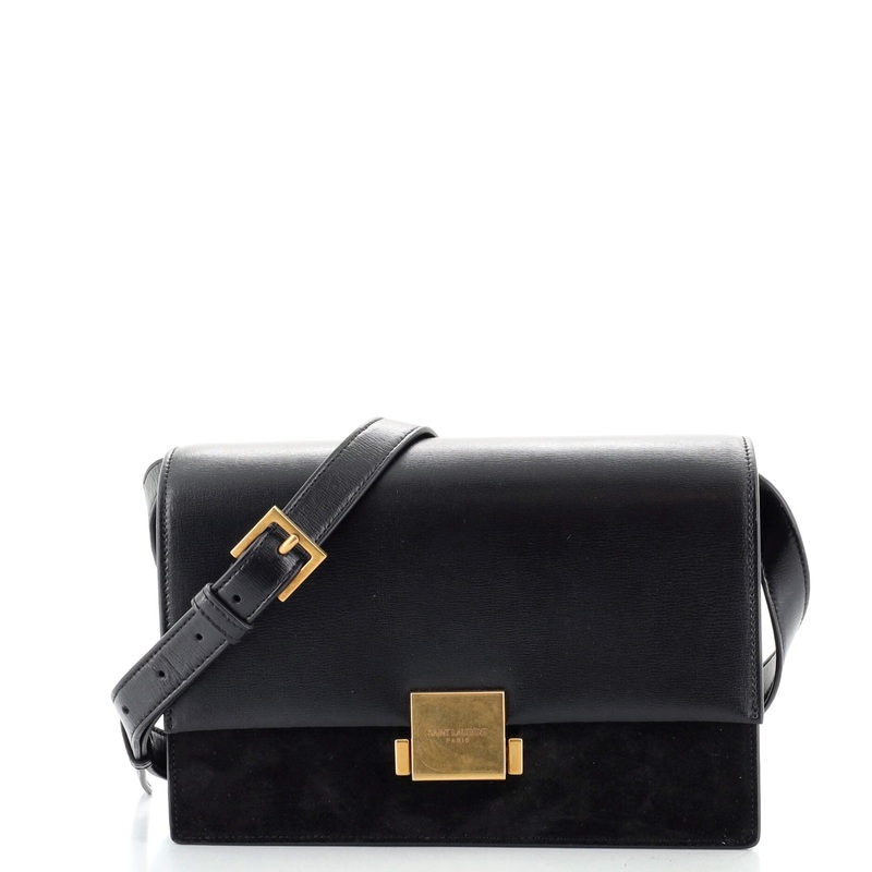 Bellechasse Shoulder Bag Suede and Leather Medium S744816583751
