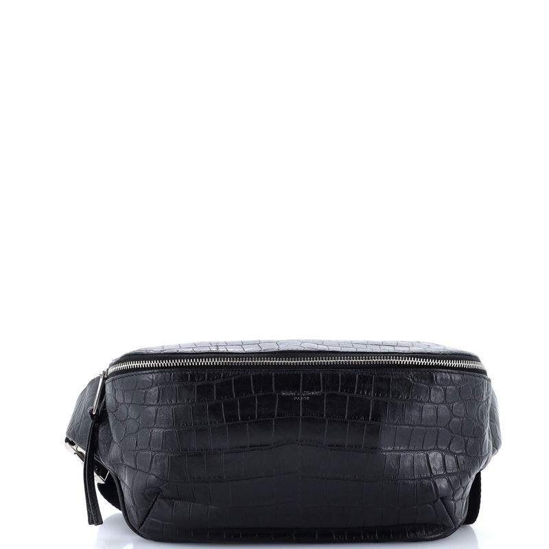 Belt Bag Crocodile Embossed Leather S744816586939