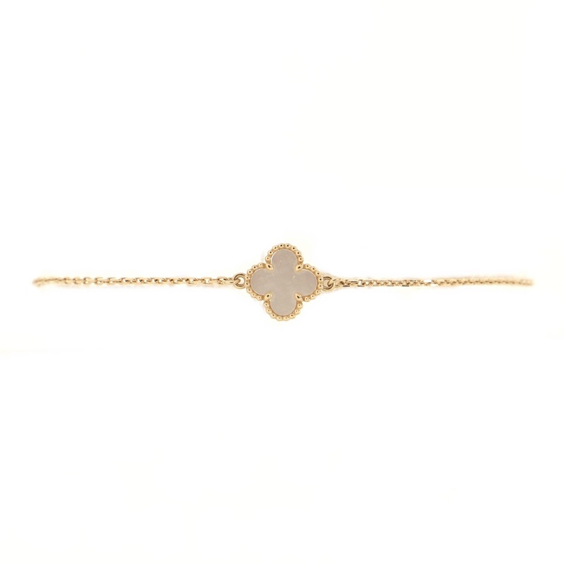 Sweet Alhambra Bracelet 18K Yellow Gold and Mother of Pearl S744816586428