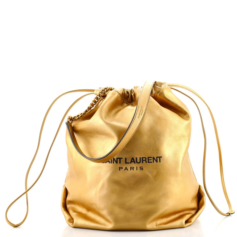 Teddy Bucket Bag Leather Small S744816588365