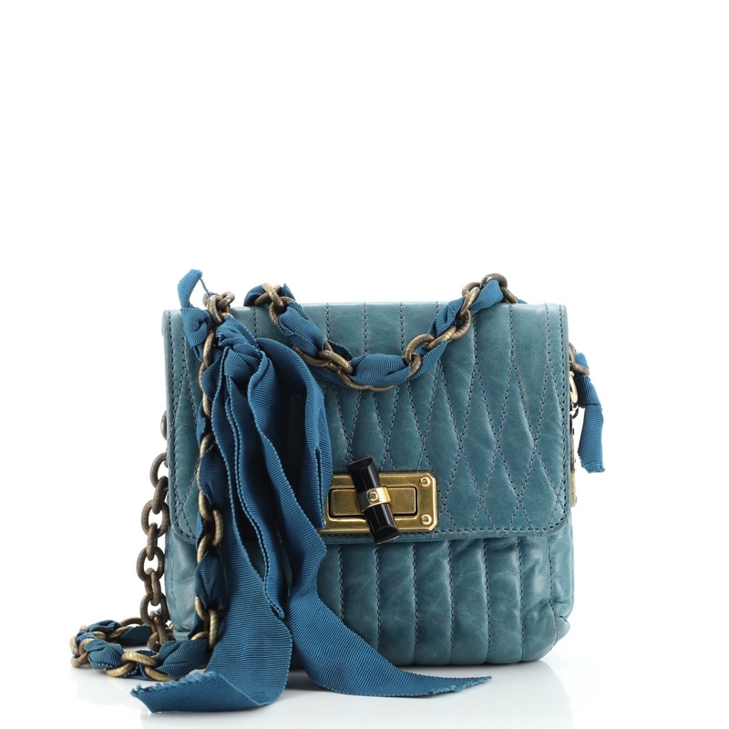 Pop Crossbody Bag Quilted Leather Mini S744816574203