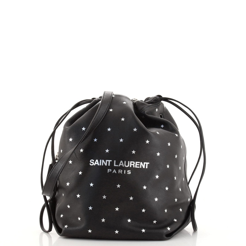 Teddy Bucket Bag Printed Leather Small S744816573609