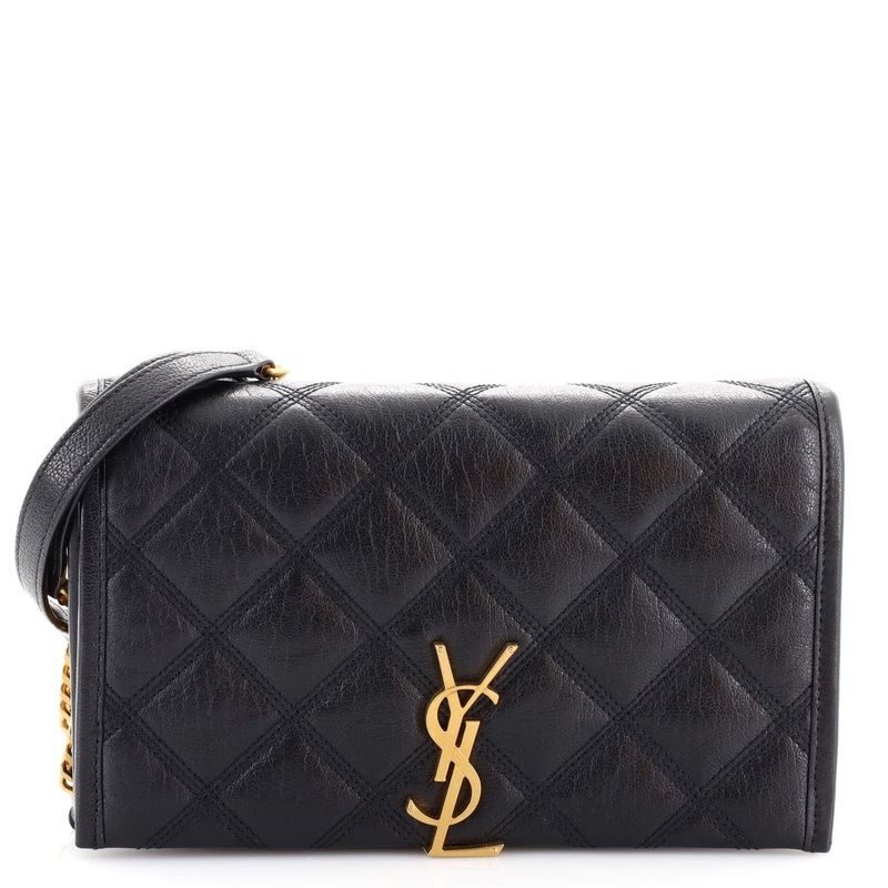 Becky Chain Wallet Quilted Leather S744816562849