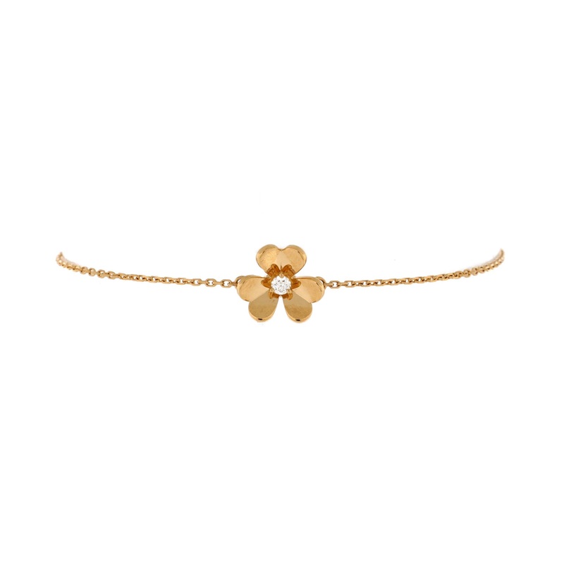 Frivole Bracelet 18K Yellow Gold with Diamond Mini S744816564697