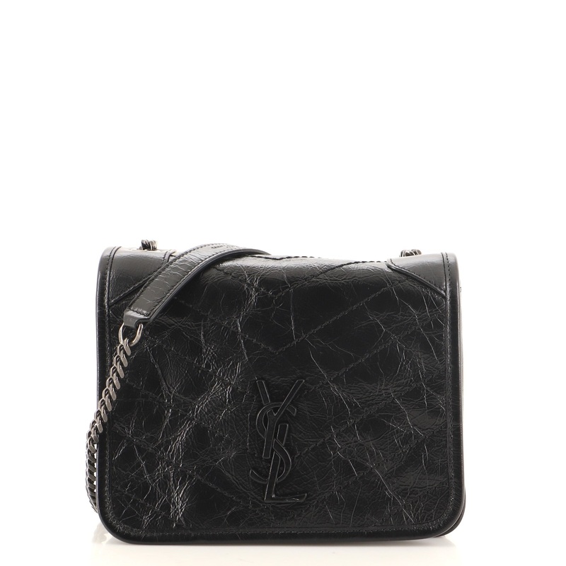 Niki Chain Wallet Matelasse Chevron Leather S744816564519