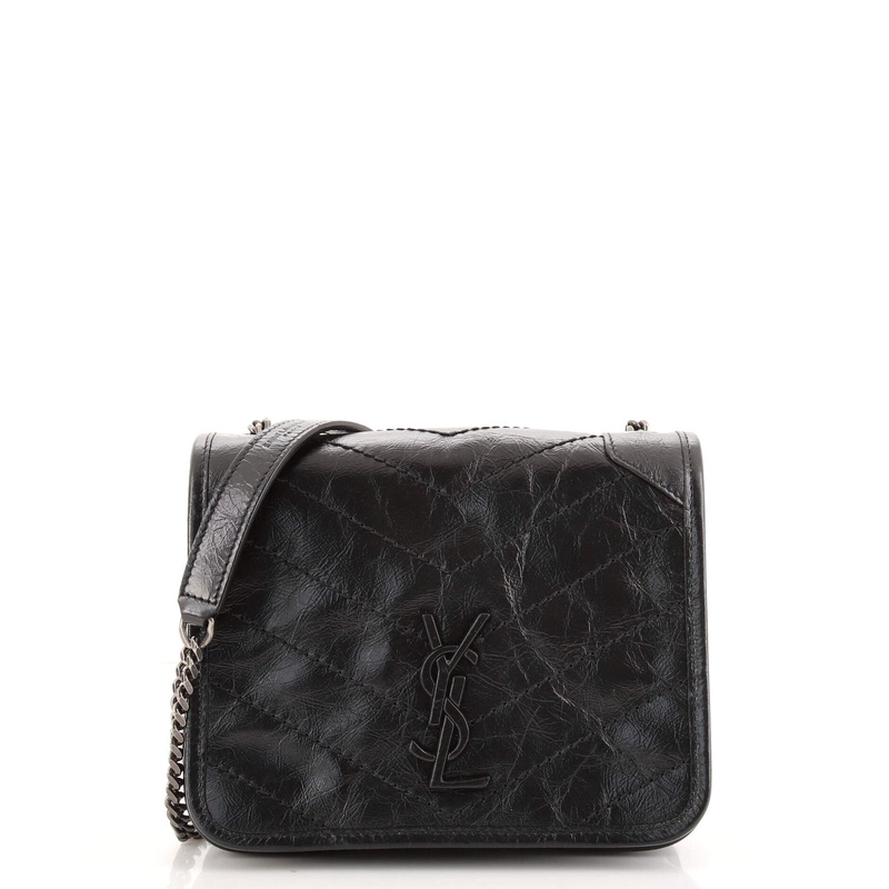Niki Chain Wallet Matelasse Chevron Leather S744816567649