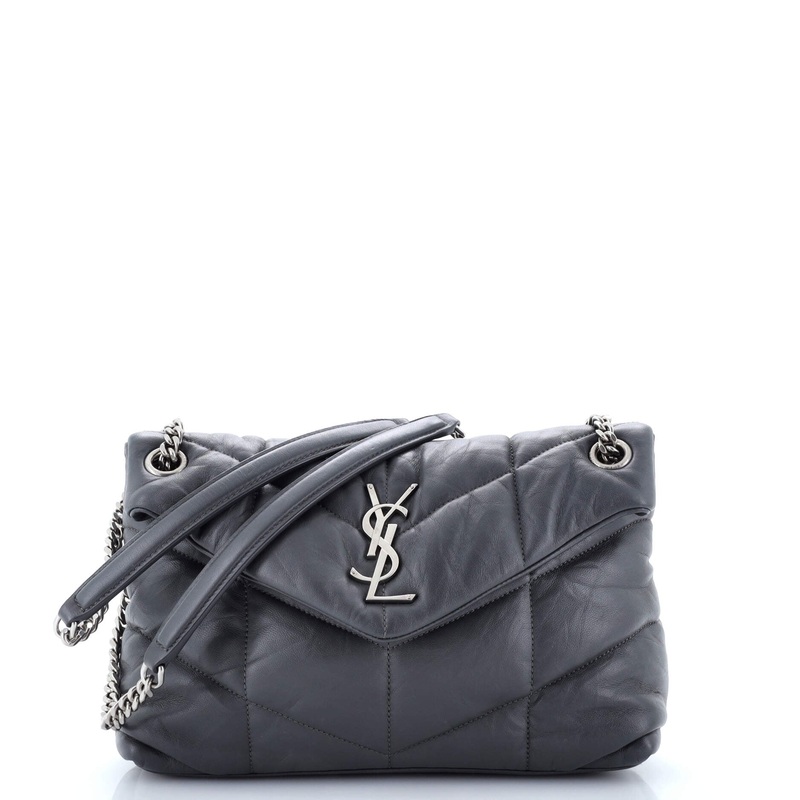 Loulou Puffer Shoulder Bag Quilted Leather Small S744816559116